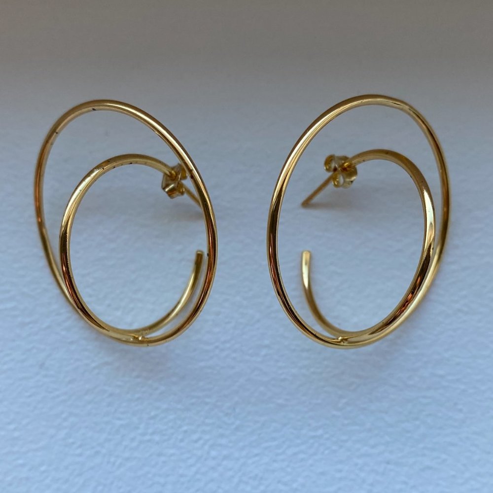 Gold Hoop Earrings
